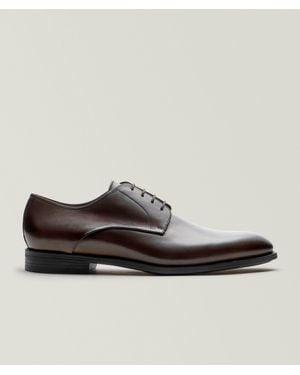 To Boot New York Parsons Burnished Leather Derby Shoes - Brown