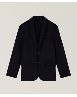 Emporio Armani Armure Waffle-Effect Sport Jacket - Blue