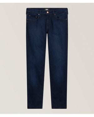 PAIGE Federal Transcend Vintage Slim-Straight Jeans - Blue