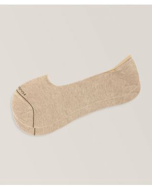 Marcoliani Pima Cotton-Blend Invisible Loafer Socks - Natural