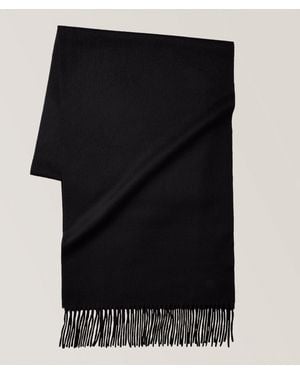 Tom Ford Fringe Cashmere Scarf - Black