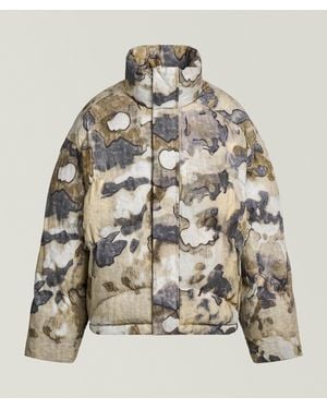 Represent Riot Camo Puffer - Grey