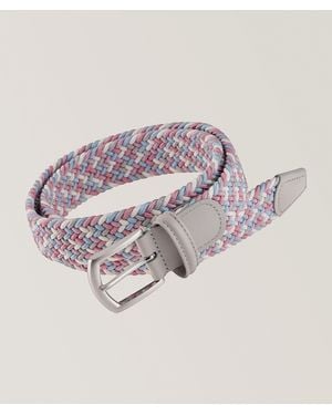 Anderson's Woven Stretch Belt - Pink