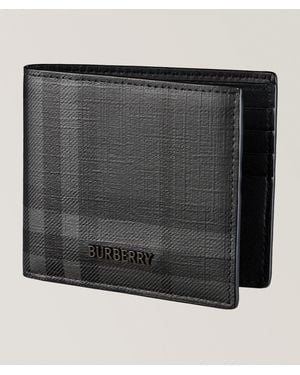 Burberry City Check Bifold Wallet - Black