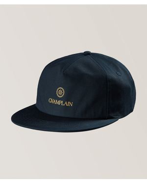 Camplin Logo 5-Panel Baseball Cap - Blue