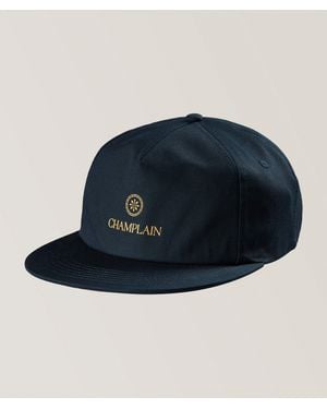 Camplin Logo 5-Panel Baseball Cap - Blue