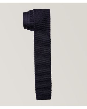 Dion Lee Wool Knit Tie - Blue