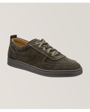 Henderson Suede Leather Sneaker Shoes - Green