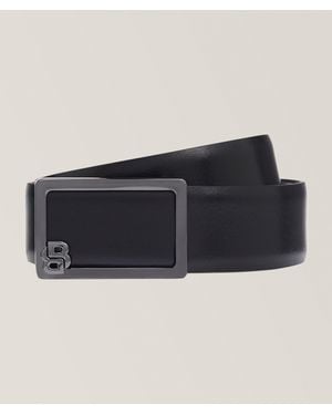 BOSS Biereso Leather Belt - Blue