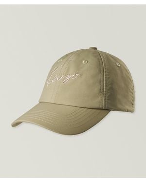 KENZO Signature Embroidered Baseball Cap - Natural