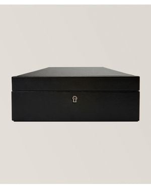 WOLF 1834 British Racing 8-Piece Watch Box - Black