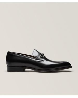 To Boot New York Darmouth Horsebit Leather Penny Loafers - Black