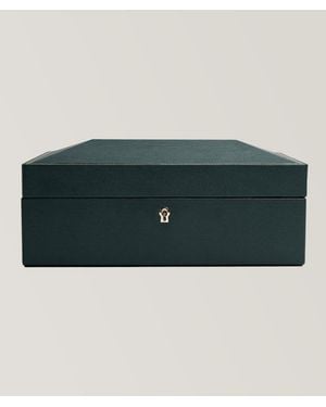 WOLF 1834 Eight-Piece British Racing Watch Box - Green