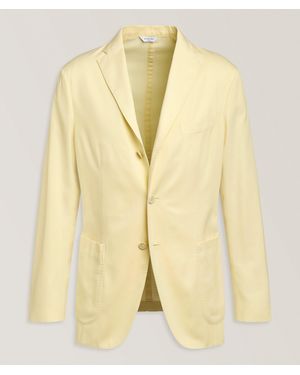 Boglioli Peached Garment Dyed Sport Jacket - Natural