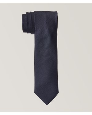 Dion Lee Woven Wool Tie - Blue