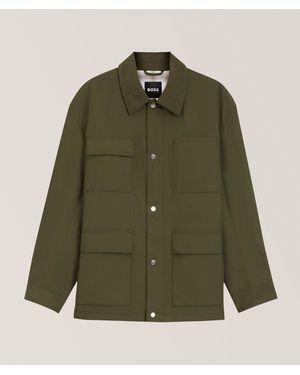 BOSS Corpo Water-Repellent Field Jacket - Green