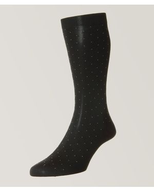 Pantherella Dotted Socks - Black