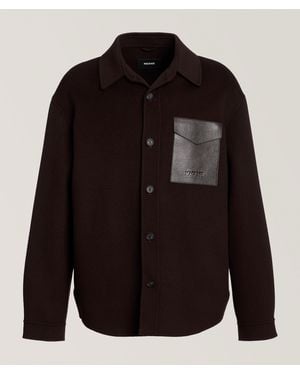 Mackage Emmanuel Wool Overshirt - Black