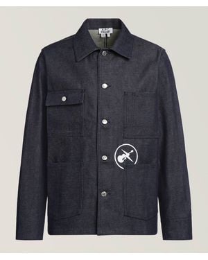A.P.C. X Frgmt Grand Jack Denim Jacket - Blue