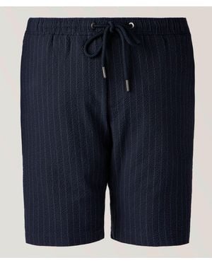 Dek ÂInfinity 360 Seersucker Stripe Bermuda Shorts - Blue