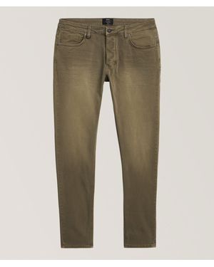 Neuw Lou Slim Straight-Fit Twill Jeans - Natural