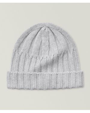Gran Sasso Cable-Knit Cashmere Toque - Grey