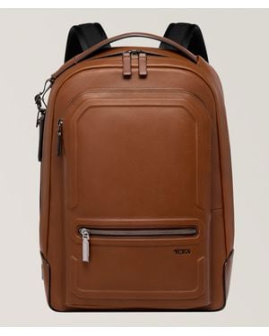 Tumi Bradner Leather Backpack - Brown