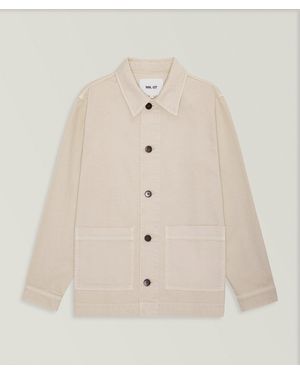 NN07 Ollie Organic Cotton Overshirt - Natural