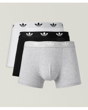 adidas Three-Pack Comfort Flex Cotton Trunk - Multicolour