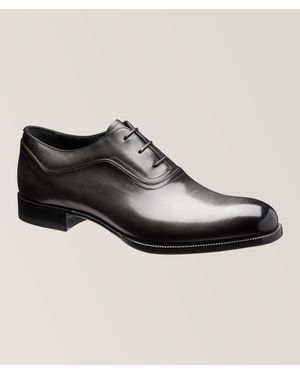 Berluti Profil Leather Oxfords - Black