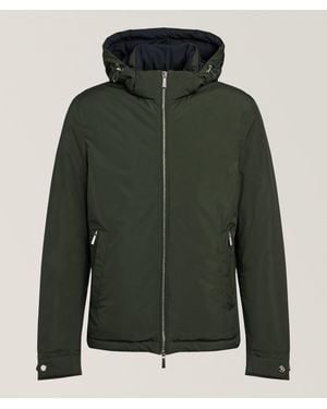 Moorer Albini Waterproof Hooded Jacket - Green