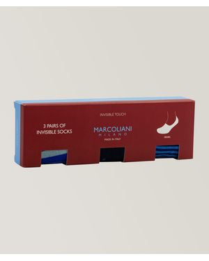 Marcoliani 3-pack Invisible Touch Original Socks - Red