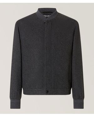 ZEGNA Mãlange Oasi Cashmere Elements Bomber - Black