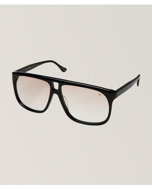 Vintage Frames Company Riviera Gradient Rectangular Sunglasses - Brown
