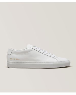 Common Projects Achilles Nappa Leather Sneakers - White