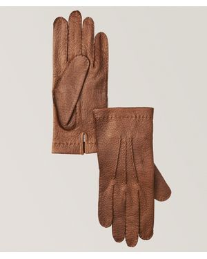Hestra Handsewn Peccary Leather Gloves - Brown