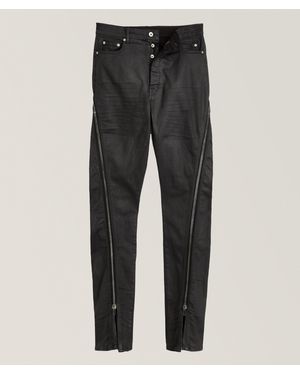 Rick Owens Bolan Banada Wax Jeans - Grey
