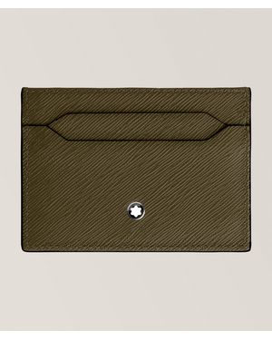 Montblanc Sartorial Leather 5Cc Cardholder - Green