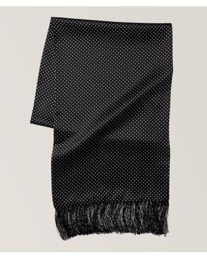 Dion Lee Polka Dot Silk Satin Scarf - Black