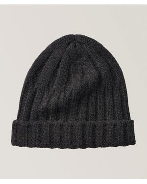 Gran Sasso Cable-Knit Cashmere Toque - Black