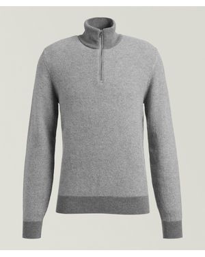 Ralph Lauren Birdseye Knit Cashmere Sweater - Grey