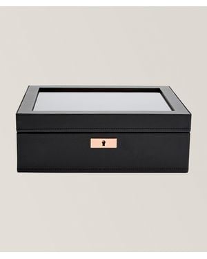 WOLF 1834 Axis 8-Piece Watch Box - Black