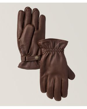 Hestra Burensvik Wool-Lined Deerskin Gloves - Brown