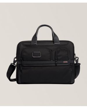 Tumi Alpha Expandable Organizer Laptop Briefcase - Black