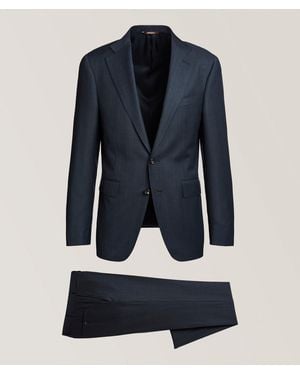 Canali Capri Wool Suit - Blue