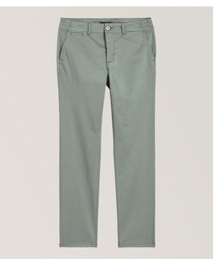 PAIGE Danford Stretch-Cotton Chino Pants - Grey