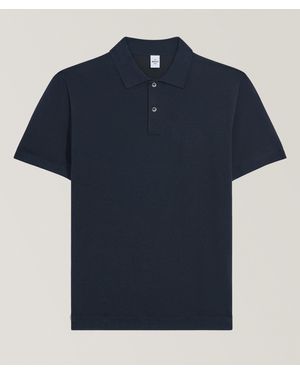 Berluti Thabor Cotton-Silk Polo - Blue