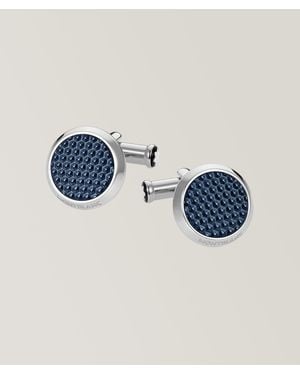 Montblanc Meisterstã¼Ck Round Cufflinks - Blue