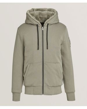 Moose Knuckles Classic Bunny Hooded Sweater - Green