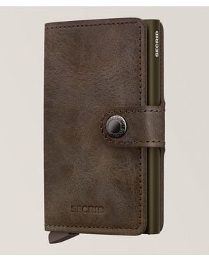 Secrid Vintage Leather Miniwallet - Brown